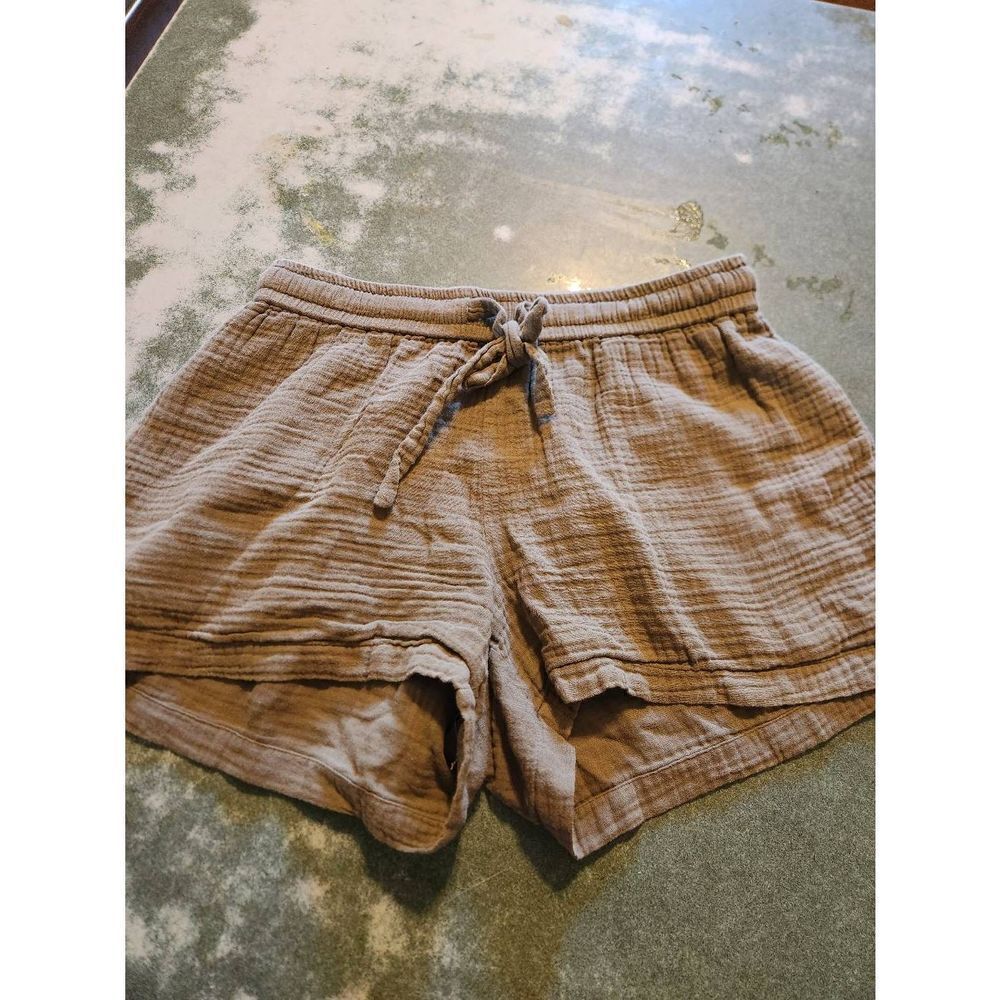 JENNI KAYNE | Playa Pajama Shorts in olive green sz Small